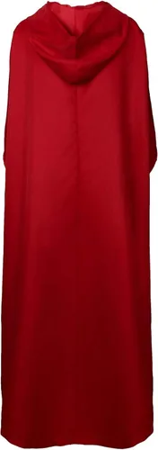 Vista 4 de PartyEver Handmaid - Disfraz de cosplay para mujer, vestido de capa roja, traje de fiesta de Halloween