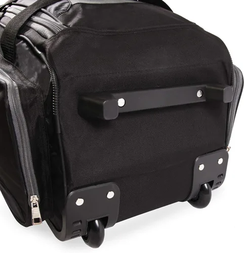 Vista 7 de Fila Bolsa de lona ligera de 22" con ruedas, Negro -, Bolsa de lona ligera de 22" con ruedas