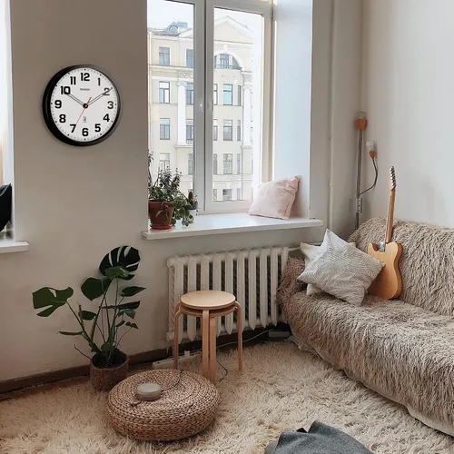 Vista 7 de Sharp Reloj de pared analógico atómico de 12 pulgadas, marco negro elegante, funciona con pilas, fácil de leer, fácil de usar, diseño