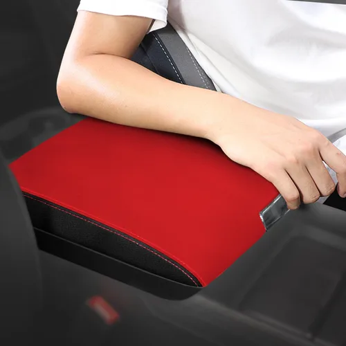 Vista 8 de Funda de repuesto para reposabrazos de consola central, adecuada para Dodge Ram 1500 2500 3500 2013-2018 con consola de asiento de salto, protector