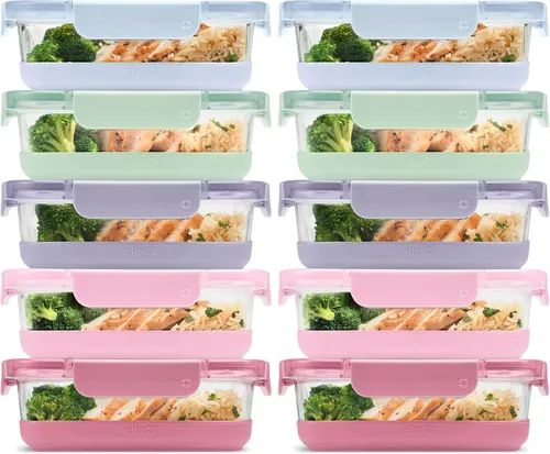 Vista 19 de Ello Duraglass Refresh - Recipientes de preparación de comidas de 3.4 tazas