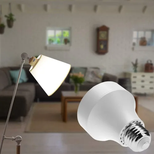Vista 6 de Interruptor de base de bombilla con control WiFi, adaptador de soporte de lámpara inteligente para control inalámbrico, compatible con Android e