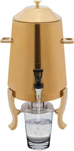Vista 8 de Dispensador de bebidas calientes, urna eléctrica de café de 13 L, dispensador de bebidas frías y calientes de acero inoxidable con tabla
