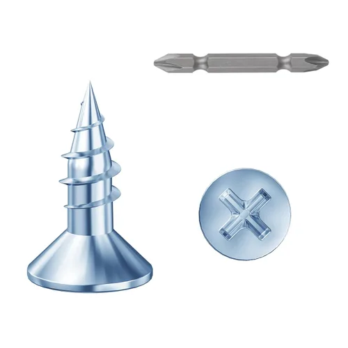 Vista 16 de Wensilon # 4X1 (460PCS) Tornillo de madera negro de cabeza plana 3X25, cabeza plana autorroscante de metal rápido