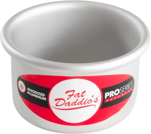Vista 2 de Molde para tarta redondo de aluminio anodizado Fat Daddio con base extraíble