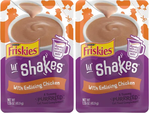 Vista 15 de Friskies Purina Lil' Shakes Topper, pollo atractivo, (16) bolsas de 1.55 onzas