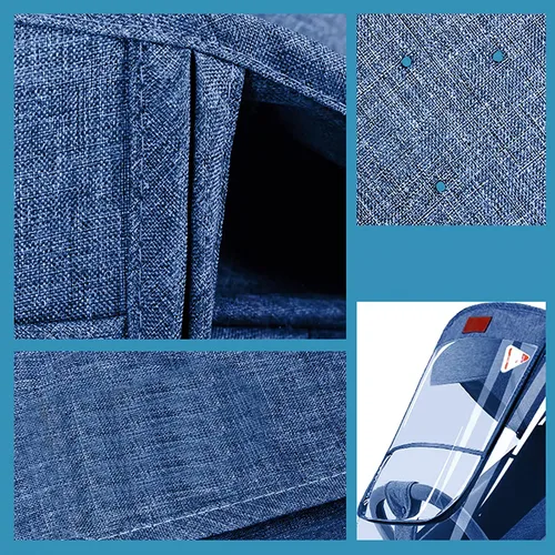 Vista 5 de Funda de lluvia universal para cochecito de bebé, protector de lluvia, impermeable, protector contra el clima, cubierta de cochecito de bebé