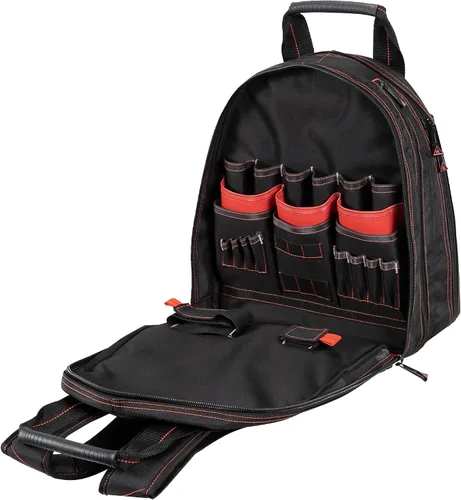 Vista 3 de Hultafors Work Gear HT5533 Mochila de herramientas de lujo, 58 bolsillos