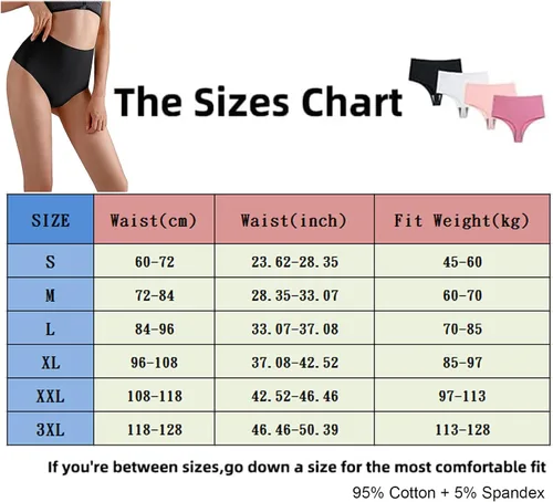 Vista 2 de Tangas de cintura alta sin costuras para mujer, ropa interior invisible para mujer, suave, sin costuras, forro de algodón