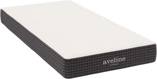 Vista 30 de Modway Aveline - Colchón de 6 pulgadas de espuma viscoelástica con infusión de gel con certificación CertiPUR-US, colchón estrecho de tamaño Twin