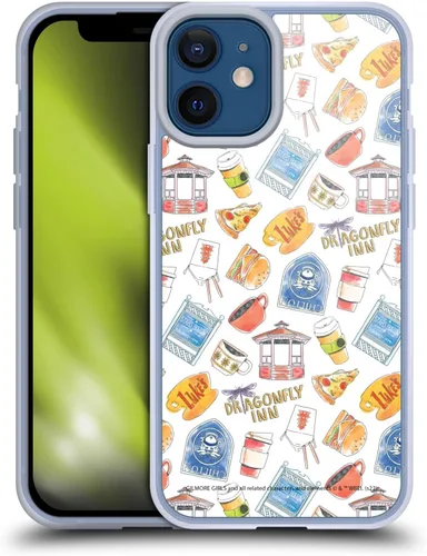 Vista 250 de Head Case Designs Gilmore - Funda negra a prueba de golpes con diseño de dibujos animados para niñas con licencia