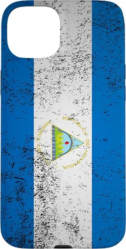 Vista 9 de Funda de regalo para iPhone 17 con diseño de bandera de Nicaragua de Grunge