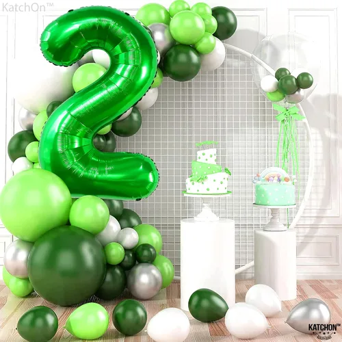 Vista 408 de KatchOn Globo negro del número 1 de 40 pulgadas, globo de feliz cumpleaños Large Mylar Number One Balloon for 1st Birthday Decorations, Foil