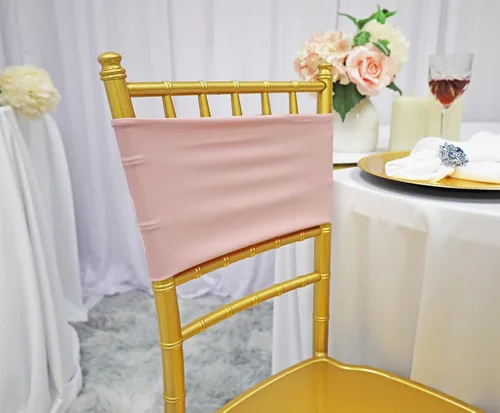 Vista 23 de (10 bandas elásticas de elastano de 7 x 13 pulgadas, de doble capa, lazos elásticos de licra para silla, lazos para bodas, fiestas, banquetes
