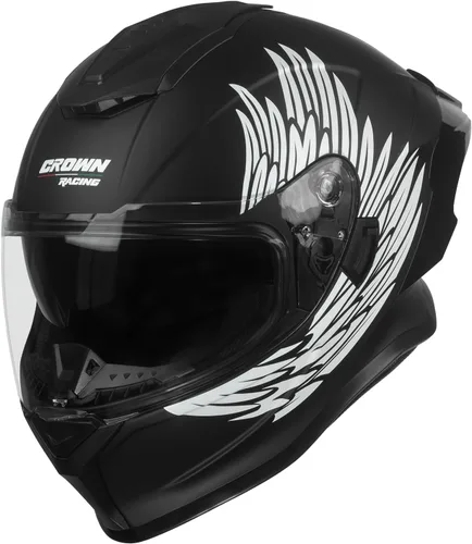 Vista 5 de Cascos de motocicleta, casco de moto de calle de cara completa, aprobado por DOT model-LW600