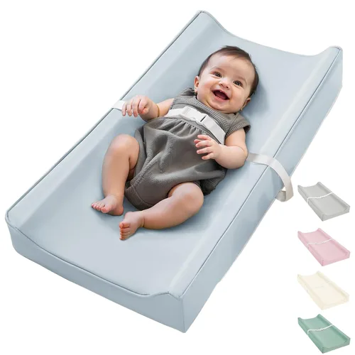 Vista 15 de Funda para Cambiador de Piel Vegana con Cremallera - 31" X 16" - Impermeable y Limpiable, Extra Gruesa y Portátil y Antideslizante Alfombrilla