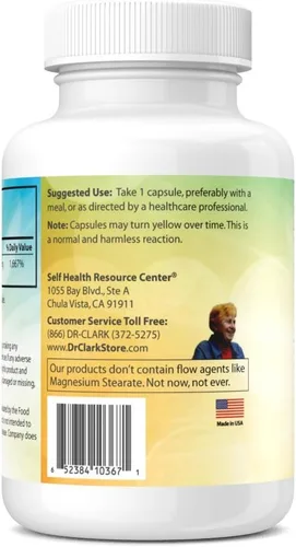 Vista 3 de Dr Clark Store Suplemento de vitamina C de 1000 mg, 100 cápsulas de gelatina (suministro de 100 días), apoya la función cerebral, apoyo