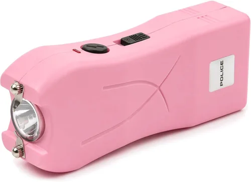 Vista 4 de Police Pistola paralizante para defensa personal 398 - Mini recargable de alto voltaje con linterna LED, compacta y resistente, seguridad personal