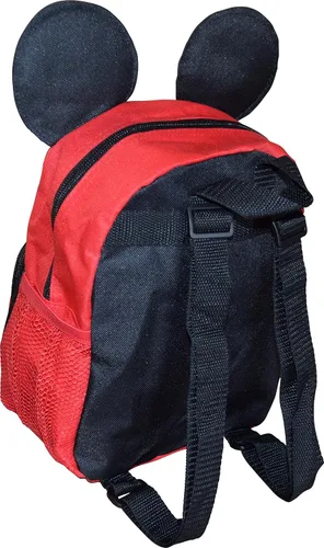 Vista 4 de Disney Mickey Mouse Big Face Littl Boy 10 Mini mochila Negro rojo