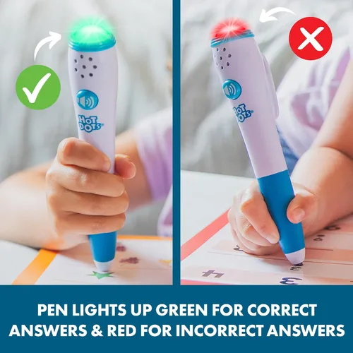 Vista 4 de Educational Insights Hot Dots Let's Learn Pre-K Math - Libro de trabajo de matemáticas preescolar para aprender a contar y colores con actividades