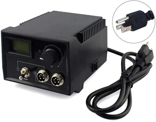 Vista 25 de ele ELEOPTION Kit de herramientas de manualidades de doble boca para pirografía de 110 V, kit de máquina de pirografía láser multifunción con 2