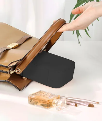 Vista 6 de Quatish Estuche de joyería de viaje, organizador de viaje de joyería, caja de joyería pequeña portátil para mujeres, mini estuche de joyería