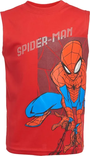 Vista 4 de Marvel Conjunto de camiseta de manga corta de superhéroe, Vengadores y Spider-Man para niños