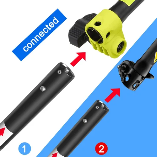 Vista 4 de Kerlista Accesorio de sierra de poste de repuesto compatible con Weed Eater Snapper dewalt Craftsman Ryobi John Deere Worx Troy-Bilt y Homelite