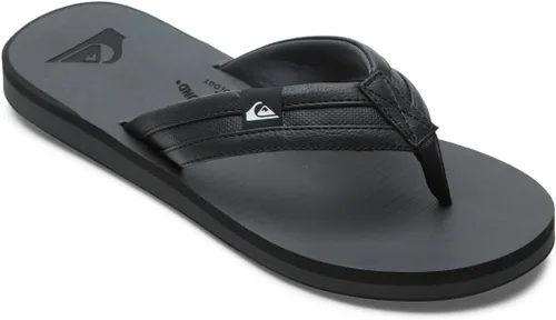 Vista 7 de Quiksilver Sandalia de tres puntos Carver Nubuck para hombre negro gris negro