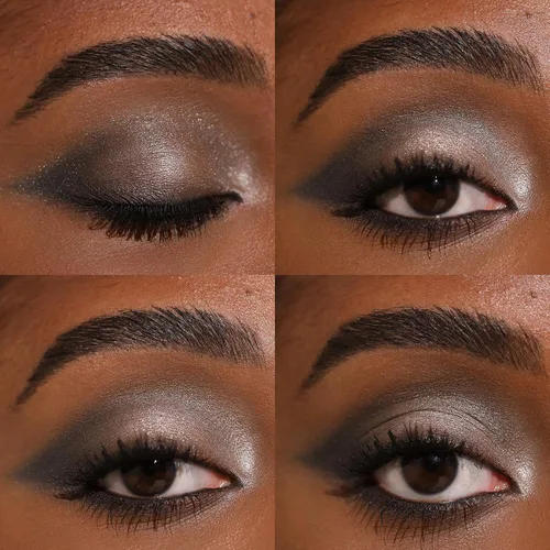 Vista 4 de Milani Mini paleta de sombras de ojos dorada con 6 tonos mate y brillantes, Call Me Old-Fashioned