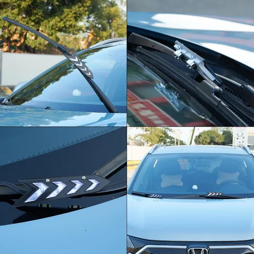 Vista 7 de 2 unidades de soporte para limpiaparabrisas de automóvil, alerón, prensatelas, tabletas, color negro
