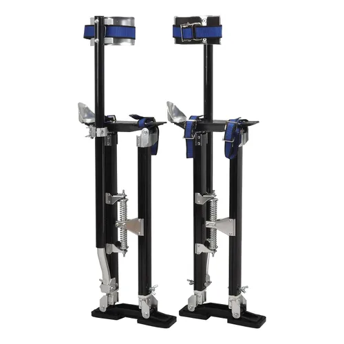 Vista 12 de Zancos para Paneles de Yeso de 15-23 Pulgadas de Altura Ajustable Elevadores Herramienta de Aluminio para Pintura Acabado Poda de Ramas Limpieza