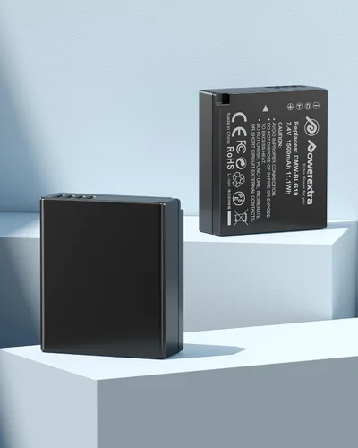 Vista 6 de Paquete de 2 baterías DMW-BLG10 DMW-BLG10PP DMW-BLE9 de 1500 mAh