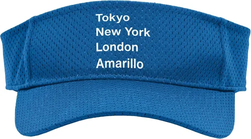 Vista 8 de Funny Amarillo City Sport Sun Visor
