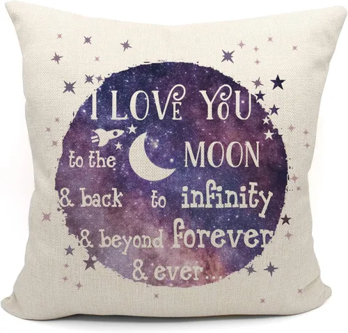 Vista 8 de Mancheng-zi Regalos de boda geniales para parejas: fundas de almohada "I Love Us" (18 x 18)