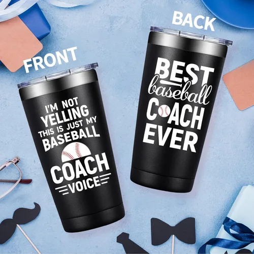 Vista 3 de Regalos de entrenador de béisbol para hombres y mujeres – Regalos de noche de equipo de béisbol – Navidad, regalo de béisbol de agradecimiento