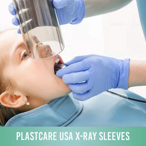 Vista 3 de Fundas de barrera desechables de plástico digital para sensor de rayos X (caja de 500) (8" x 1 3/8") por PlastCare USA