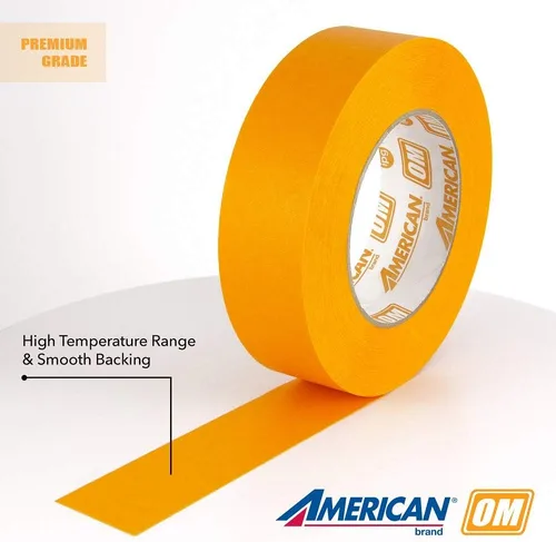 Vista 3 de American -OM3655 IPG OrangeMask, 1.41" x 60 yardas, naranja, (paquete de 24)