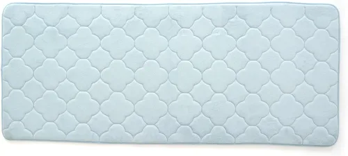 Vista 16 de Tapete de baño de espuma viscoelástica bordada con tecnología Water Shield, 17 x 24 pulgadas, angora