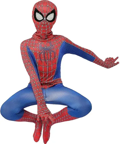 Vista 2 de Disfraz de superhéroe para niños, estilo 3D, traje de cosplay de Halloween