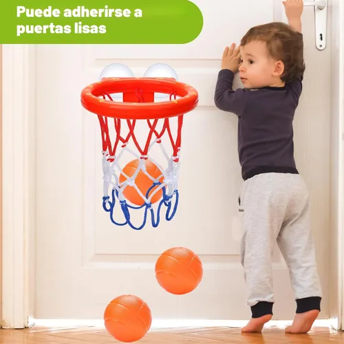 Vista 5 de KSABVAIA Juguetes de baño, aro de baloncesto para bañera para niños pequeños, juguetes de baño, juguetes de ducha para niños de 4 a 8 años, aro