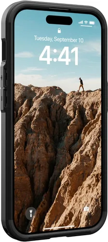 Vista 8 de URBAN ARMOR GEAR UAG - Funda compatible con iPhone 15 Pro de 6.1 pulgadas, color negro civil, imán integrado compatible con carga MagSafe, funda