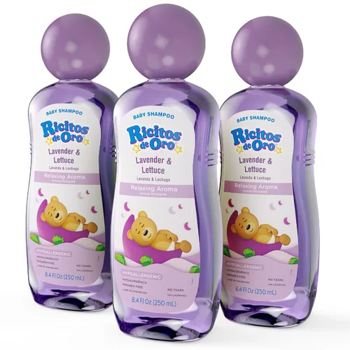 Vista 4 de Ricitos de Oro Champú Lavanda Bebé - Para Bebe 8.45 Oz (MZ-22719)