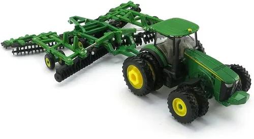 Vista 3 de ERTL John Deere 8320R Tractor y Modelo 637 Juego de discos (escala 1:64)