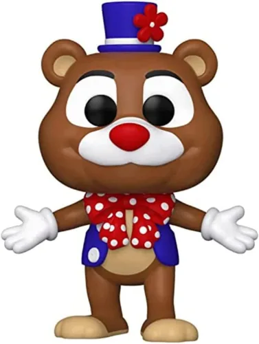 Vista 3 de POP Five Nights at Freddy's - Figura de vinilo de Circus Freddy Funko (con funda protectora de caja compatible), multicolor, 3.75 pulgadas