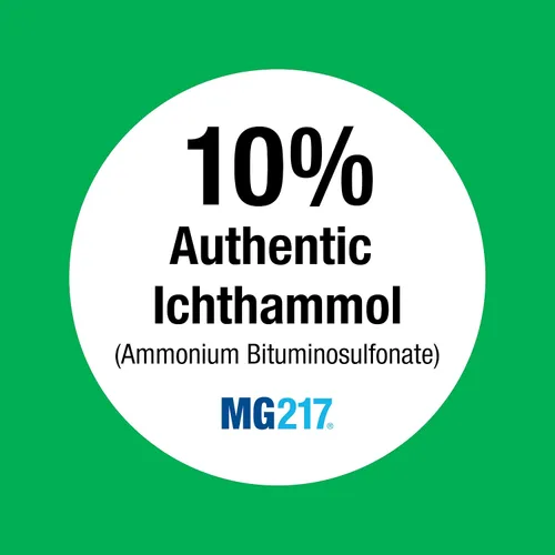 Vista 4 de MG217 Ungüento de Dibujo 10% de Ichthammol, Eliminar astillas, escamas, picaduras, espinas y tratar irritaciones menores de la piel - Fabricado