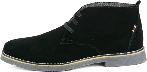 Vista 9 de Alpine Swiss Beck - Botas Chukka de ante genuino para hombre