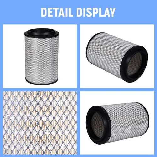 Vista 4 de GETOPAUTO P606720 Filtro de aire del motor Compatible con VNL, VN, VNM, VNX, VHD, VAH Reemplaza 21715813, RS4642, P606720, LAF9201