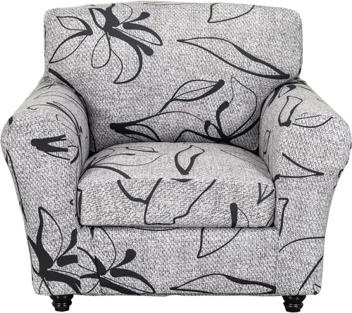 Vista 32 de CRFATOP Fundas para sillas suaves de 2 piezas para perros, fundas elásticas para sillón de 1 plaza, fundas de muebles de sofá lavables con 1 funda