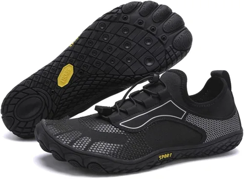Vista 4 de YING LAN Zapatos de natación de playa de secado rápido para hombre y mujer, zapatos de agua descalzos, para piscina, surf, buceo, deportes acuáticos